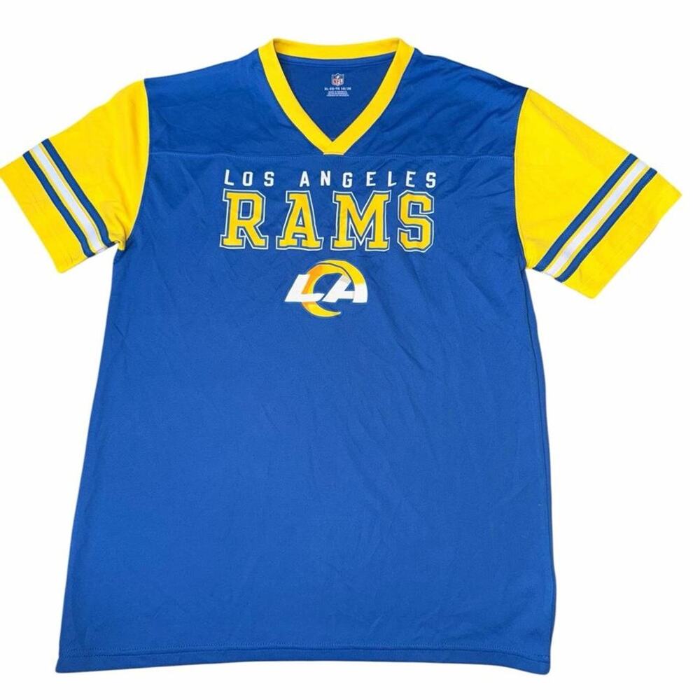 NFL Los Angeles Rams T Shirt Jersey Style Tee Mens Womens Kids Unisex